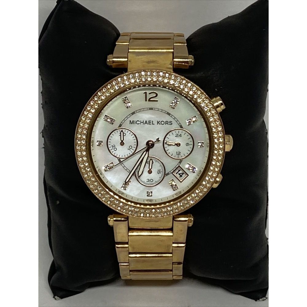 Michael Kors Parker MK5491 Women's Gold Stainless Steel Analog Dial Watch VK727